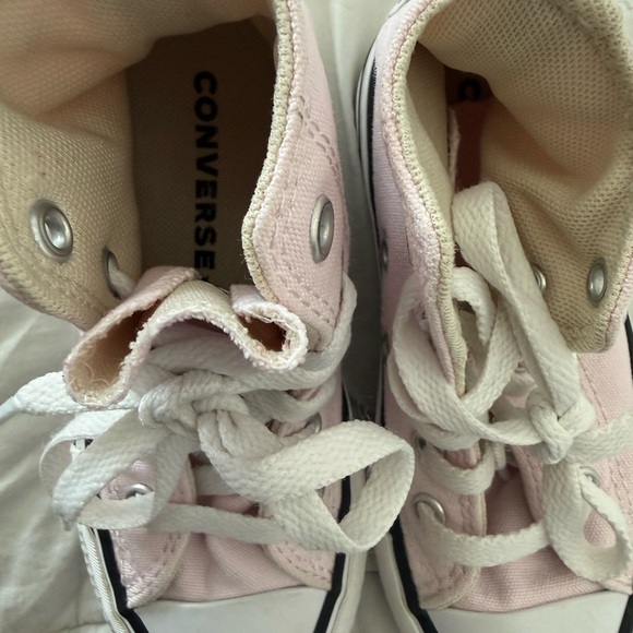 Converse Light Pink All Star High-Tops - Picture 5 of 7